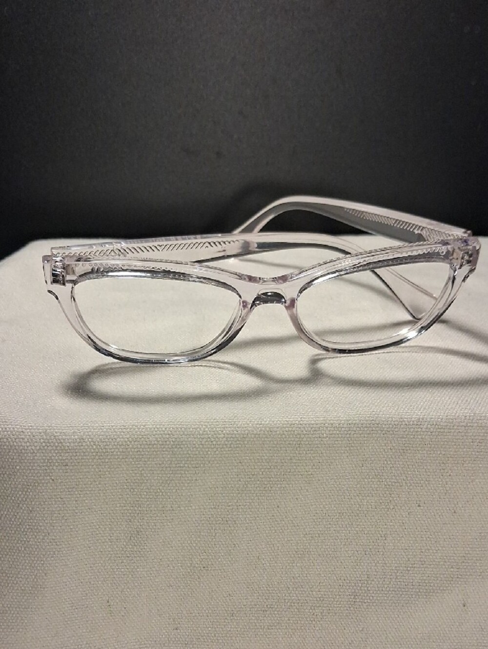Ralph Lauren RA7113 5002 Clear Crystal Rectangular Women's Glasses Frames Only